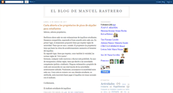 Desktop Screenshot of manuel-rastrero.blogspot.com