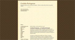 Desktop Screenshot of cozinhaportuguesa.blogspot.com