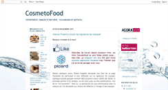 Desktop Screenshot of cosmetofood.blogspot.com