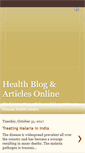 Mobile Screenshot of healtharticleblogs.blogspot.com