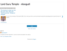 Tablet Screenshot of gurutemple-alangudi.blogspot.com