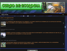 Tablet Screenshot of ecologiacurso.blogspot.com