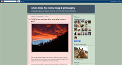 Desktop Screenshot of flyinglilies.blogspot.com