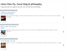 Tablet Screenshot of flyinglilies.blogspot.com