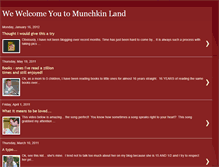 Tablet Screenshot of musingsofmunchkinland.blogspot.com