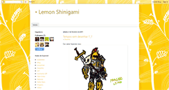 Desktop Screenshot of lemonshinigami.blogspot.com