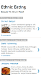 Mobile Screenshot of ethnic-eating.blogspot.com