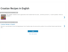 Tablet Screenshot of croatianrecipesinenglish.blogspot.com