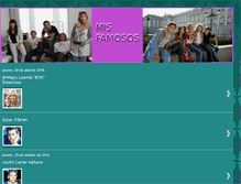 Tablet Screenshot of misfamosos.blogspot.com