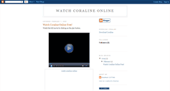Desktop Screenshot of coralineonline.blogspot.com