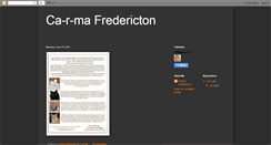 Desktop Screenshot of carmacatsfredericton.blogspot.com