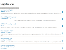 Tablet Screenshot of legjobbarak.blogspot.com