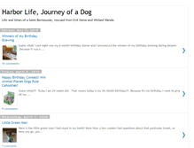 Tablet Screenshot of harborlifedog.blogspot.com