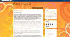 Desktop Screenshot of miblogisyourblog.blogspot.com