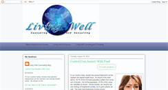 Desktop Screenshot of livingwellcc.blogspot.com
