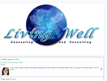 Tablet Screenshot of livingwellcc.blogspot.com