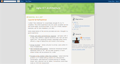 Desktop Screenshot of agilearchitecture.blogspot.com