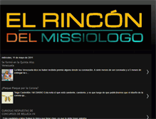 Tablet Screenshot of elrincondelmissiologo.blogspot.com