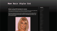 Desktop Screenshot of new-hair-style-cut.blogspot.com