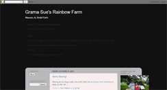 Desktop Screenshot of gramasuesrainbowfarm.blogspot.com