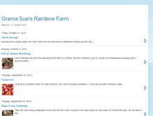 Tablet Screenshot of gramasuesrainbowfarm.blogspot.com