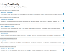 Tablet Screenshot of liveprovidently.blogspot.com
