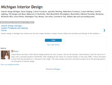 Tablet Screenshot of michiganinteriordesign.blogspot.com