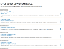 Tablet Screenshot of bursa-lowongan.blogspot.com
