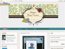 Tablet Screenshot of christyszaneycreations.blogspot.com