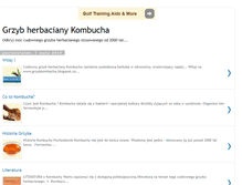 Tablet Screenshot of grzybkombucha.blogspot.com