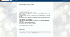 Desktop Screenshot of breakablehearts.blogspot.com
