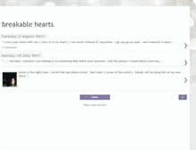 Tablet Screenshot of breakablehearts.blogspot.com