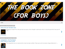 Tablet Screenshot of bookzone4boys.blogspot.com