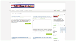 Desktop Screenshot of cienciatica.blogspot.com