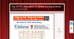 Desktop Screenshot of get-paid-to-click-advertising-at-clix.blogspot.com