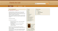 Desktop Screenshot of chemiadlaludzi.blogspot.com
