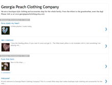 Tablet Screenshot of georgiapeachclothingco.blogspot.com