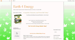 Desktop Screenshot of energyandearth.blogspot.com