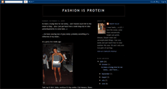 Desktop Screenshot of fashionisprotein.blogspot.com