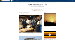 Desktop Screenshot of beanmission.blogspot.com