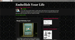 Desktop Screenshot of embellishyourmemories.blogspot.com