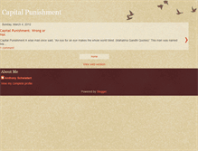 Tablet Screenshot of capitalpunishmentiswrong.blogspot.com