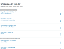 Tablet Screenshot of christmasintheair.blogspot.com