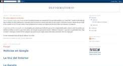 Desktop Screenshot of deformatorio.blogspot.com
