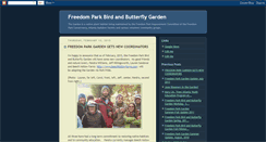Desktop Screenshot of freedomparkgardenbirdandbutterfly.blogspot.com
