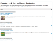 Tablet Screenshot of freedomparkgardenbirdandbutterfly.blogspot.com