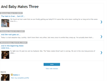 Tablet Screenshot of debchill-andbabymakesthree.blogspot.com