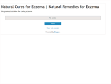 Tablet Screenshot of natural-cures-eczema.blogspot.com