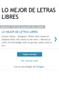 Mobile Screenshot of lomejordeletraslibres.blogspot.com