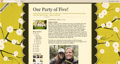 Desktop Screenshot of partyoffive-shelby.blogspot.com